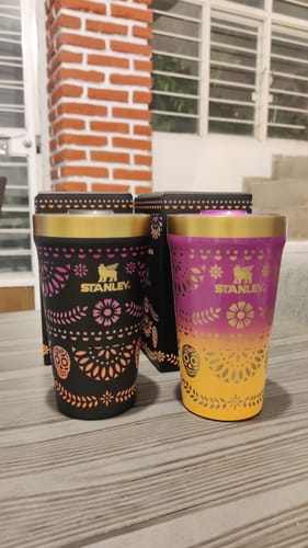 Customer photo review of Stacking Beer Pint Midnight Catrina | 473ML