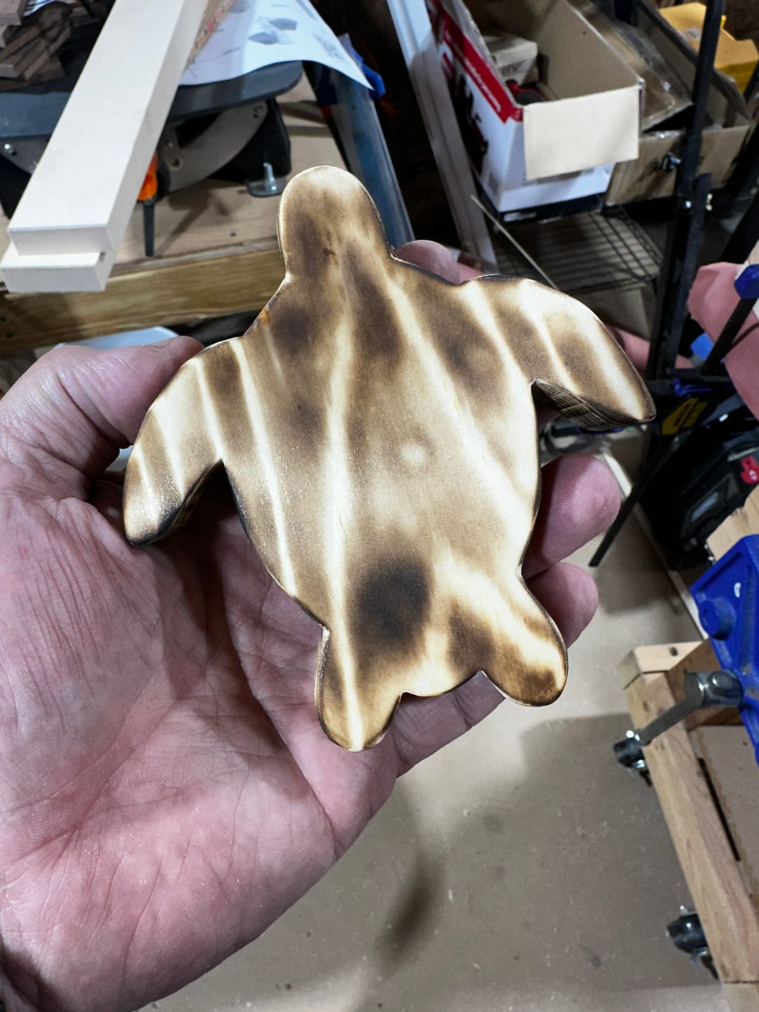 Customer photo review of Set 2 - 6 Bottle Opener Acrylic Router Templates