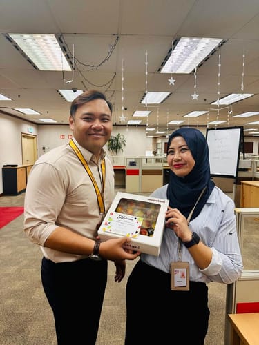 Customer photo review of Mini Fruit Tarts (Custard) [Available in Klang Valley, Seremban & Penang only]