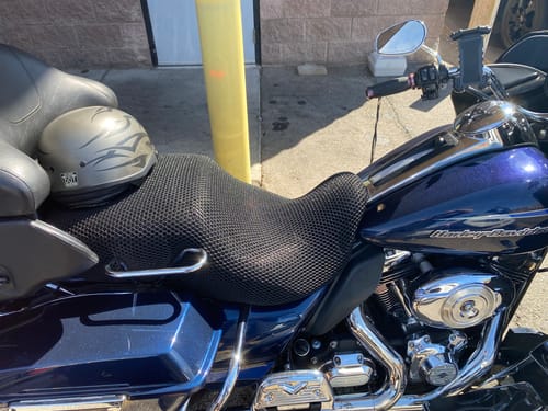 Customer photo review of Wind Rider Seat Cover