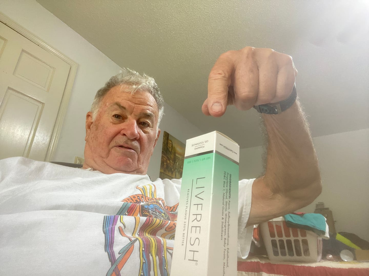 Customer photo review of LIVFRESH Wintergreen - 1 Pack Grandfathered (Subscription)