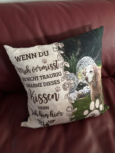 Customer photo review of Seelentröster - Individuelles Kissen