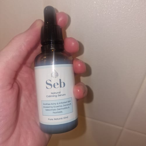 Customer photo review of Seb Natural Calming Serum