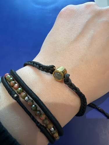 Customer photo review of Black Photo Bracelet