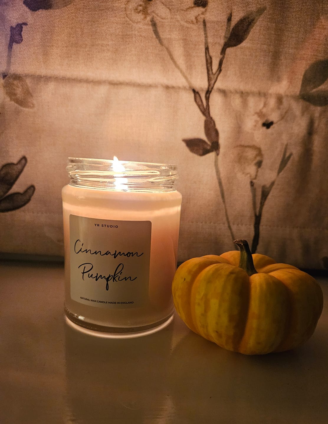 Customer photo review of Cinnamon Pumpkin Candle