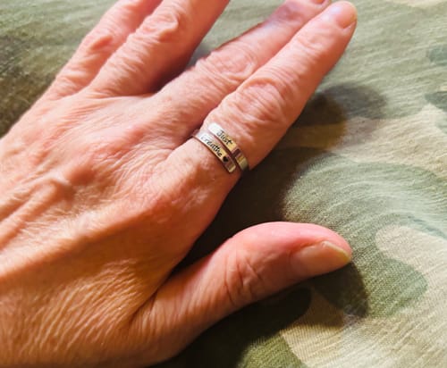 Customer photo review of Just Breathe Ring