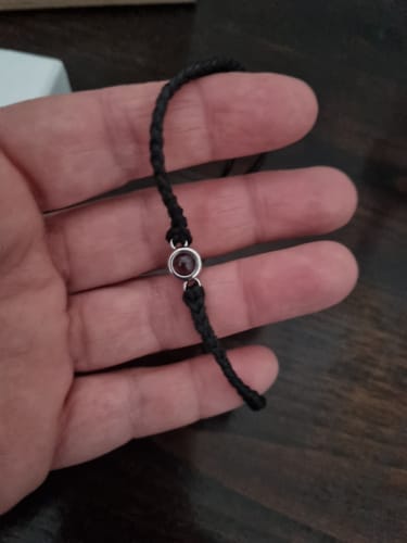 Customer photo review of Black Photo Bracelet