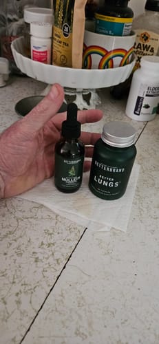 Customer photo review of BetterLungs® Mullein + Chlorophyll