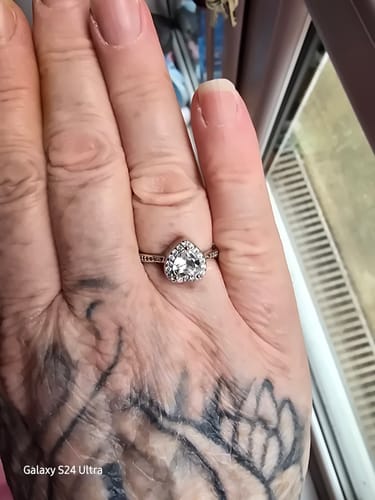 Customer photo review of Forever In My Heart Urn Ring