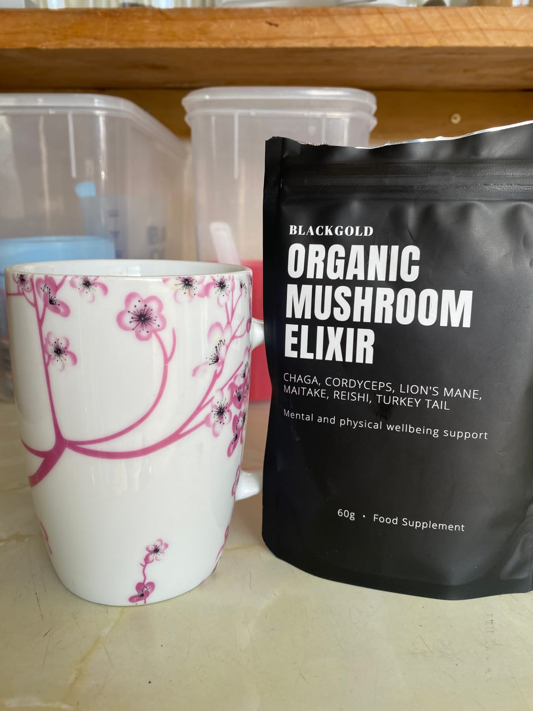 Customer photo review of Organic Mushroom Elixir Extract