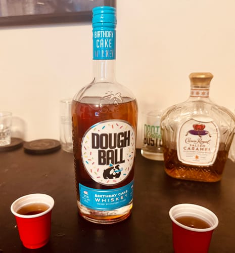 Customer photo review of Dough Ball Birthday Cake Whiskey (750ml)