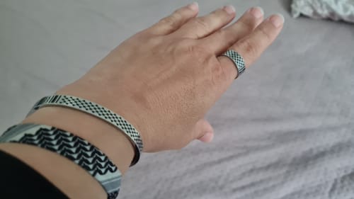 Customer photo review of Keffiyeh Cuff