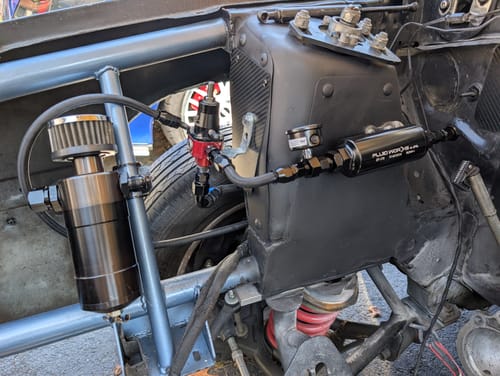 Customer photo review of Fluidworks 6GPM Compact 10ORB Post Fuel Filter w/ Mount (10 Micron)