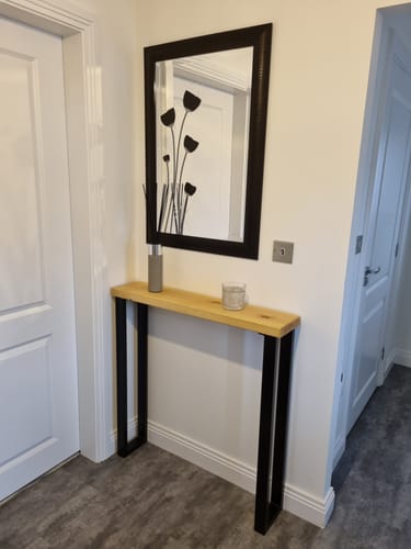 Customer photo review of Rustic Console Table  | 20cm Depth