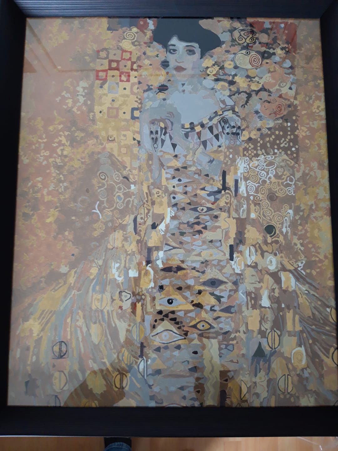 Customer photo review of Malen nach Zahlen - Portrait von Adele Bloch-Bauer I - Gustav Klimt
