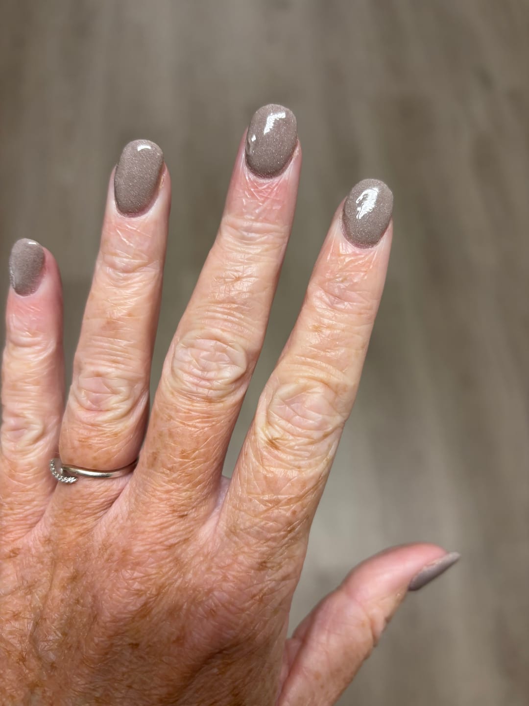 Customer photo review of Autumn Tea Gold Dipping Powder