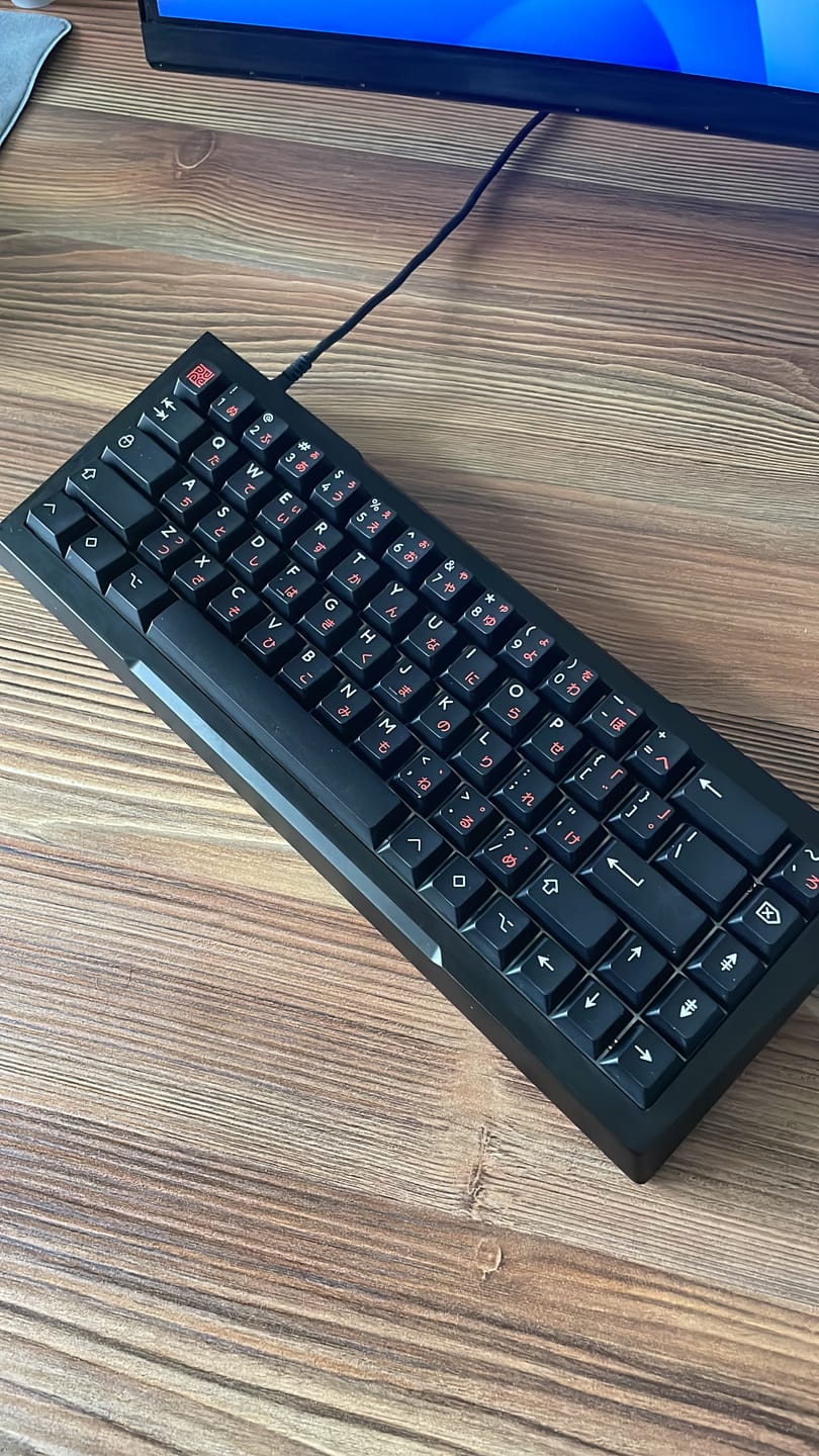 Customer photo review of PBTfans Crosshair Tuş Takımı