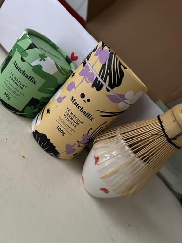 Customer photo review of Té Matcha Premium Vainilla