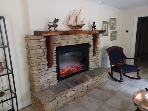 Customer photo review of Modern Flames Redstone 42" Built In Electric Firebox Insert
