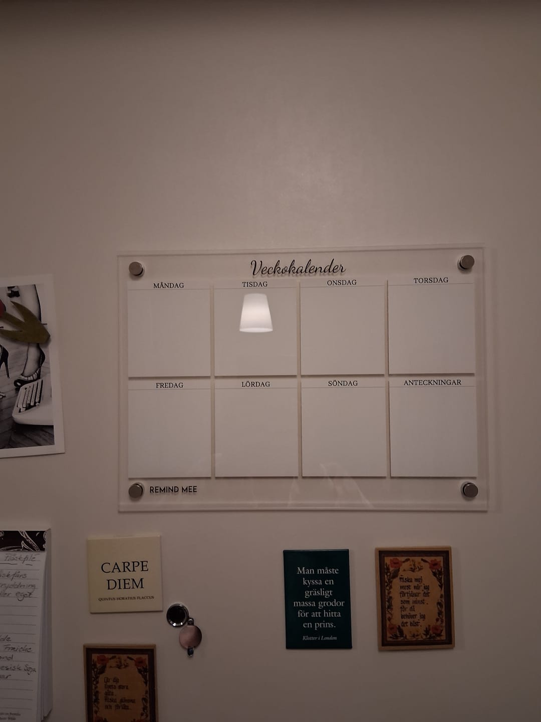 Customer photo review of Veckokalender V1