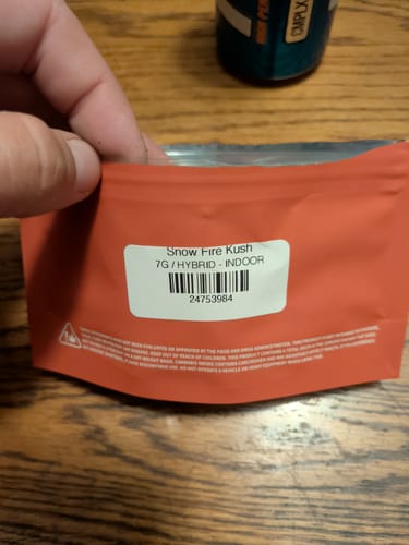 Customer photo review of Snow Fire Kush