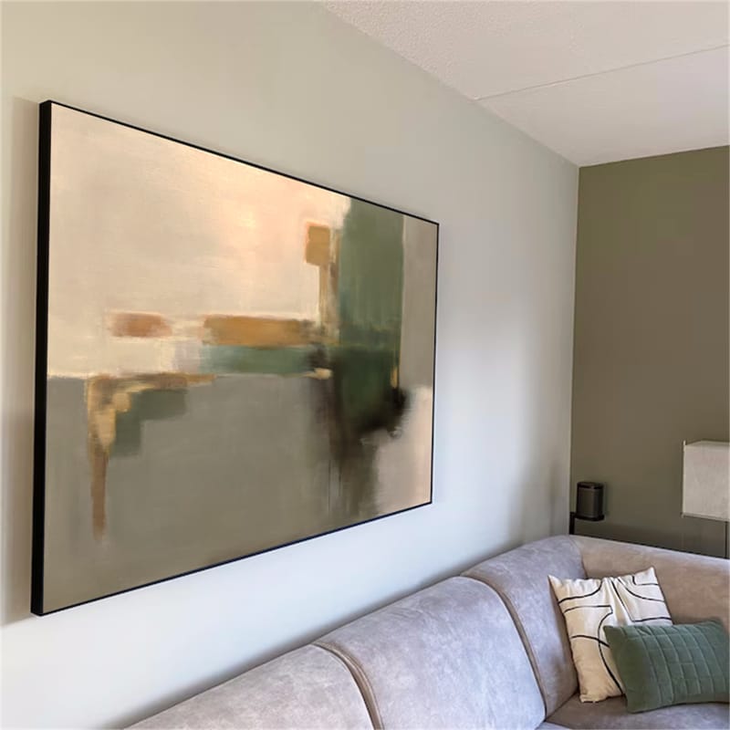 Customer photo review of Abstract Painting Canvas #AP165