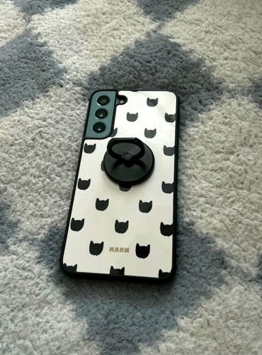 Customer photo review of Samsung Galaxy S22 Plus Hard Case – Kitty Dots