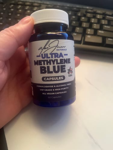 Customer photo review of 🔵 Ultra Methylene Blue Capsules