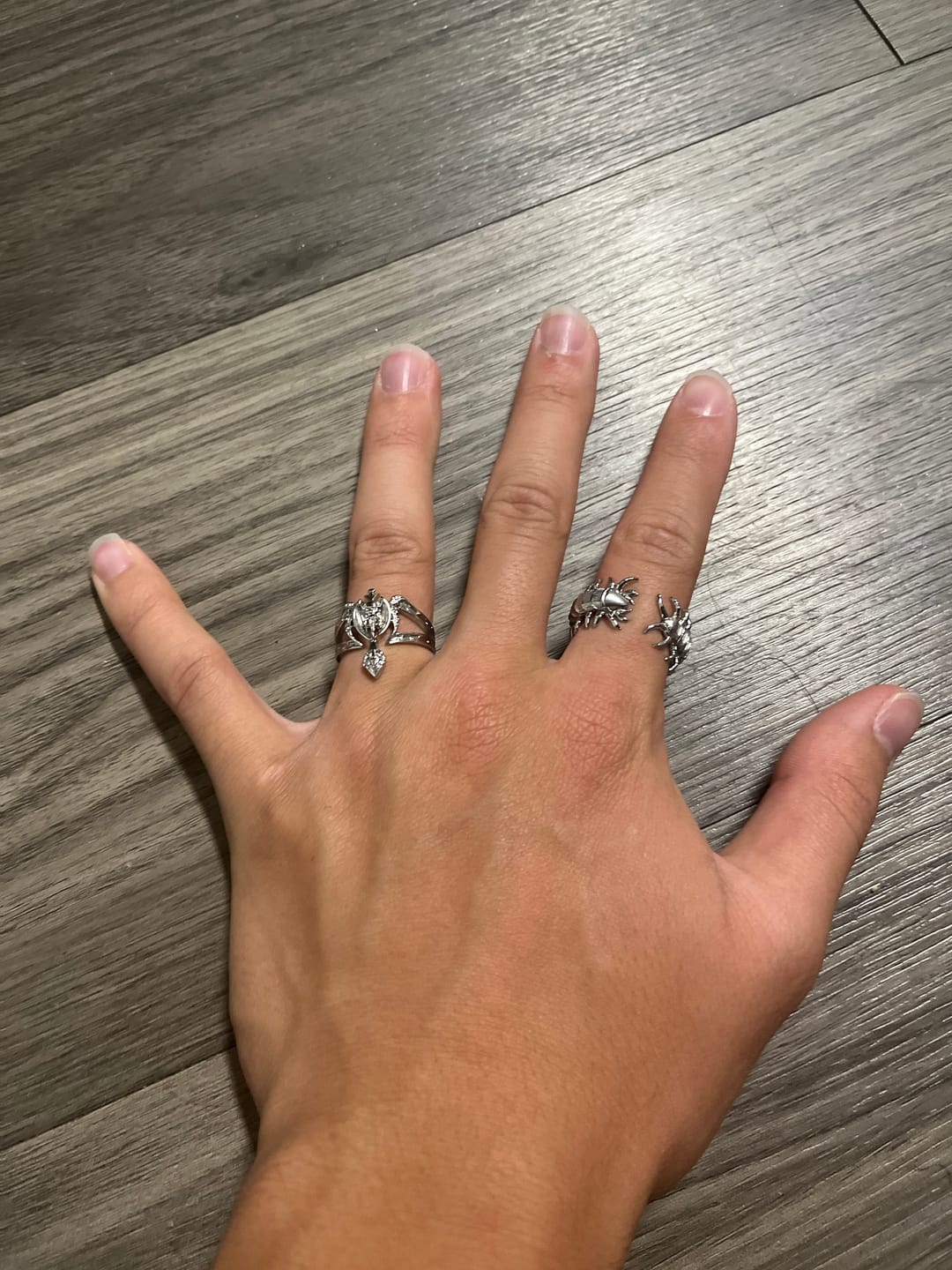 Customer photo review of TRIBAL CROSS RING