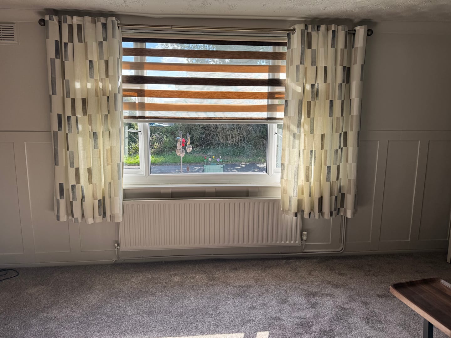 Customer photo review of Tritone Bark Day & Night Blinds