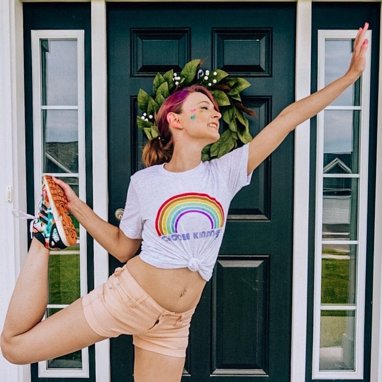 Customer photo review of Choose Kindness Super Soft Triblend T-Shirt