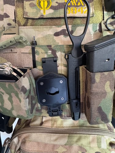 Customer photo review of Single Loop Molle/Pals Dagger Sheath