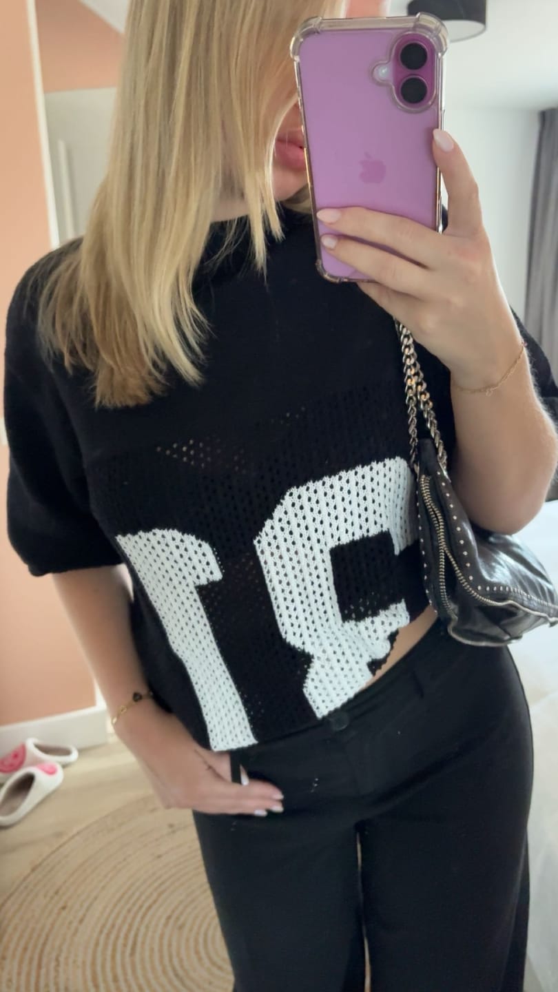Customer photo review of KNIT JERSEY BLACK