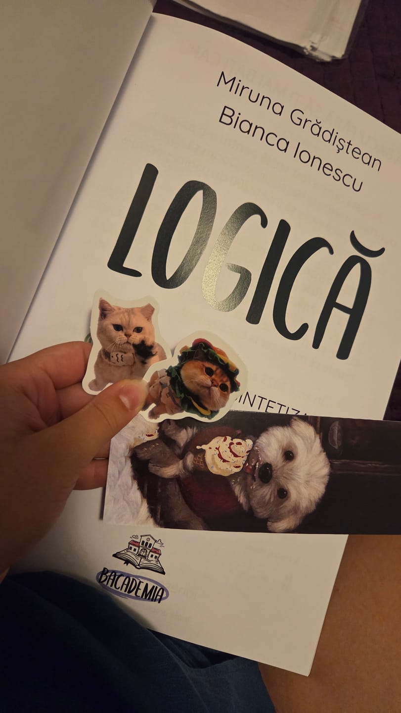 Customer photo review of Carte Logică Bacalaureat Bacademia
