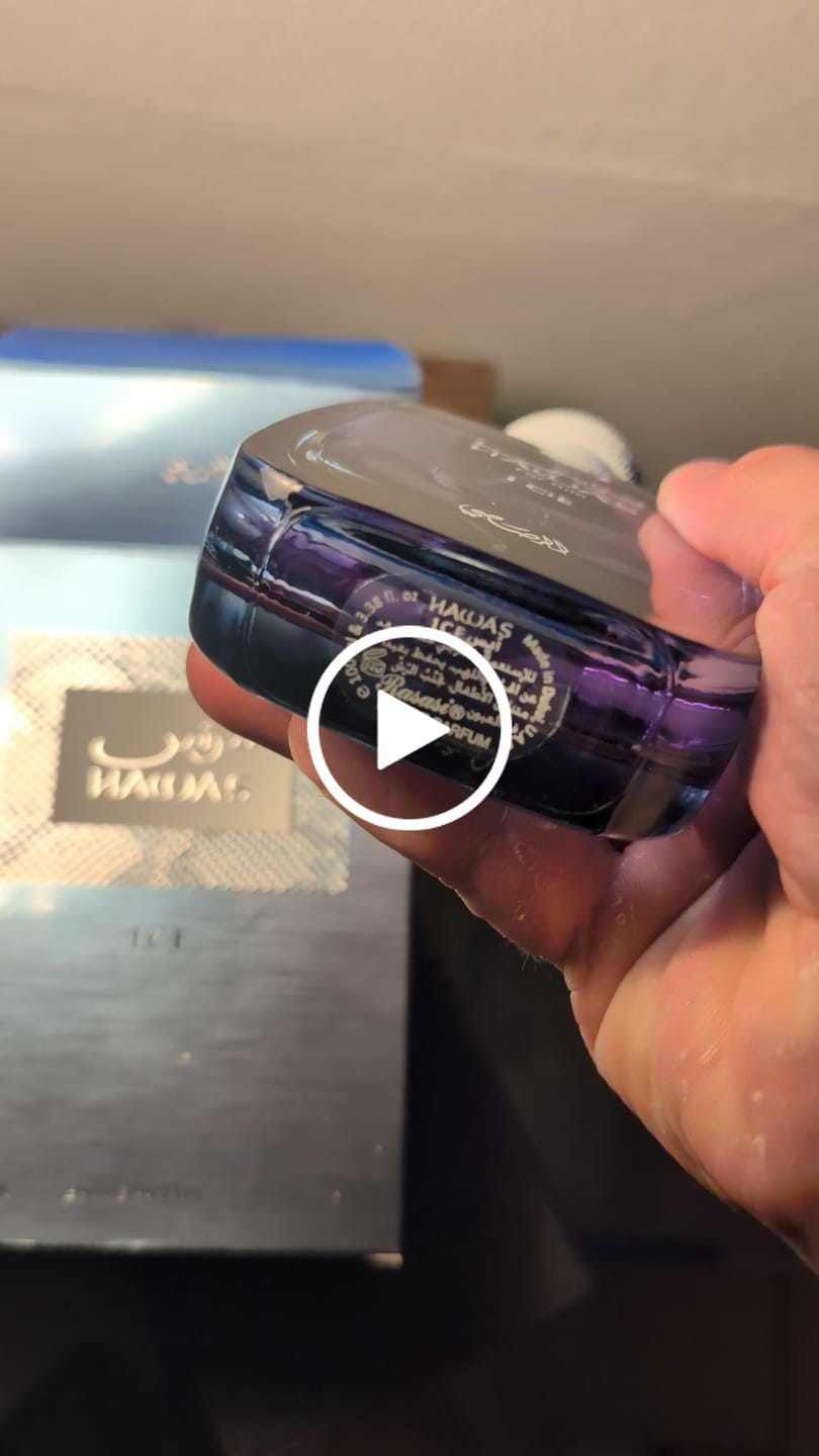 Customer video review of HAWAS ICE FOR HIM 3.4 OZ