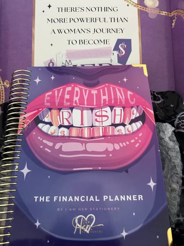 Customer photo review of Everything Ri$h: The Financial Planner | Hustler Cover