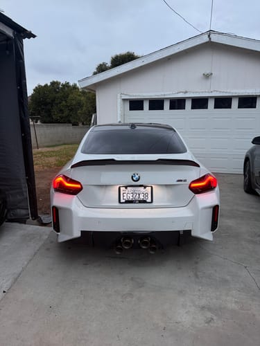 Customer photo review of G42/G87 PSM High Kick Carbon Fiber Spoiler - 2 Series/M2