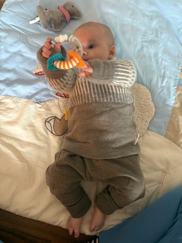 Customer photo review of Upcycling Kaschmir Baby Longsleeve 74/80
