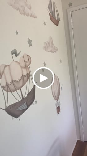 Customer video review of Vintage Set - Hot Air Balloon Decals