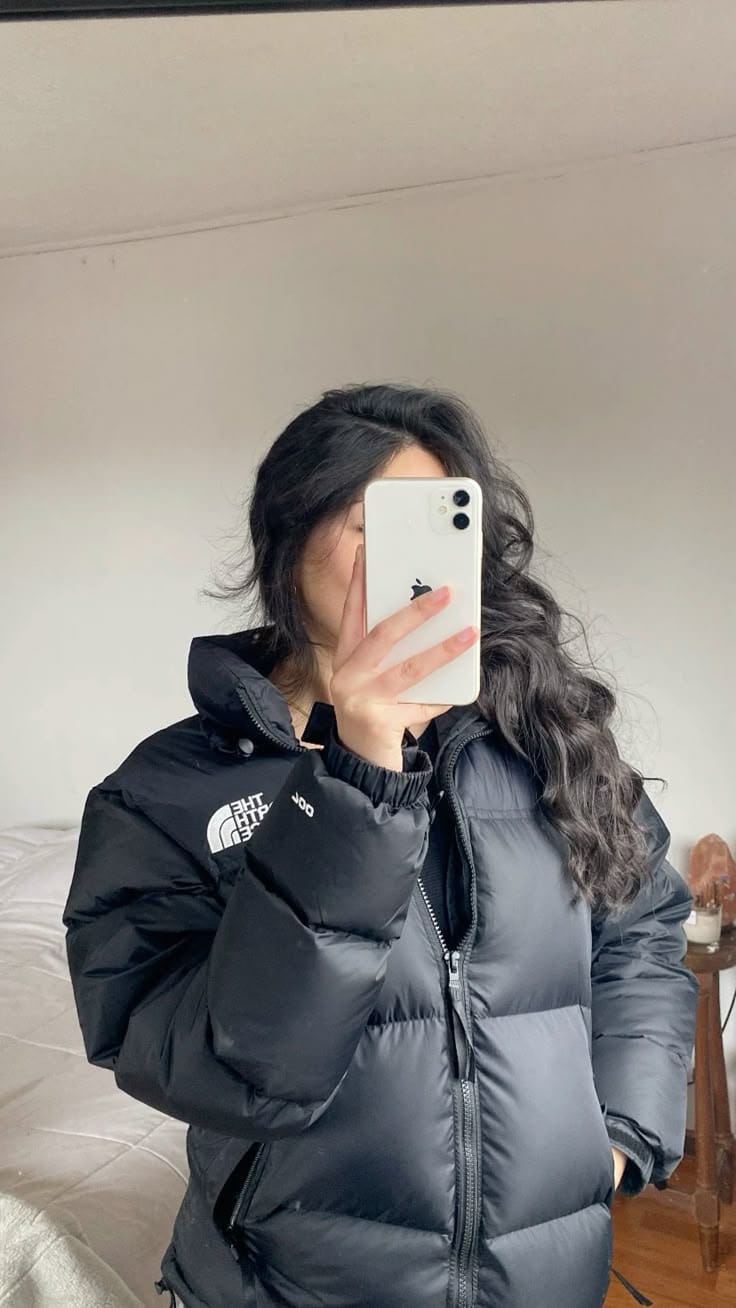 Customer photo review of The North Face Down Jackets