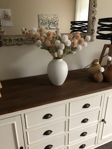 Customer photo review of Aura Vaas - Mat wit