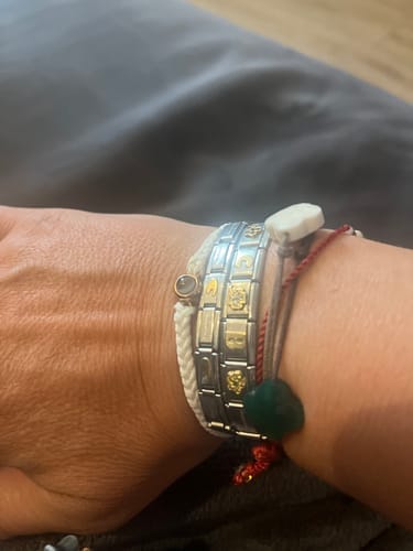 Customer photo review of White Photo Bracelet
