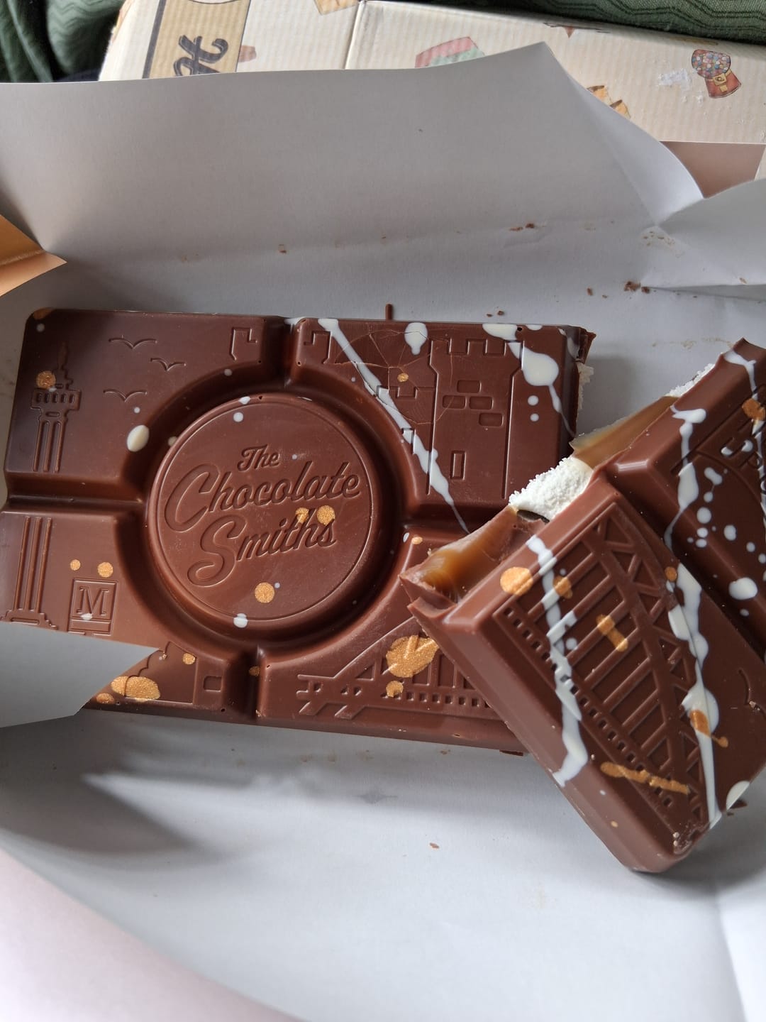 Customer photo review of Baklava Inspired What D' Yee Want Wednesday Chocolate Bar 145g
