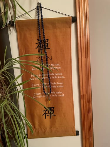 Customer photo review of Lapis Lazuli Third Eye Mala