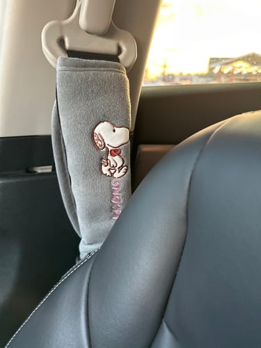 Customer photo review of Snoopy Car Seat Belt