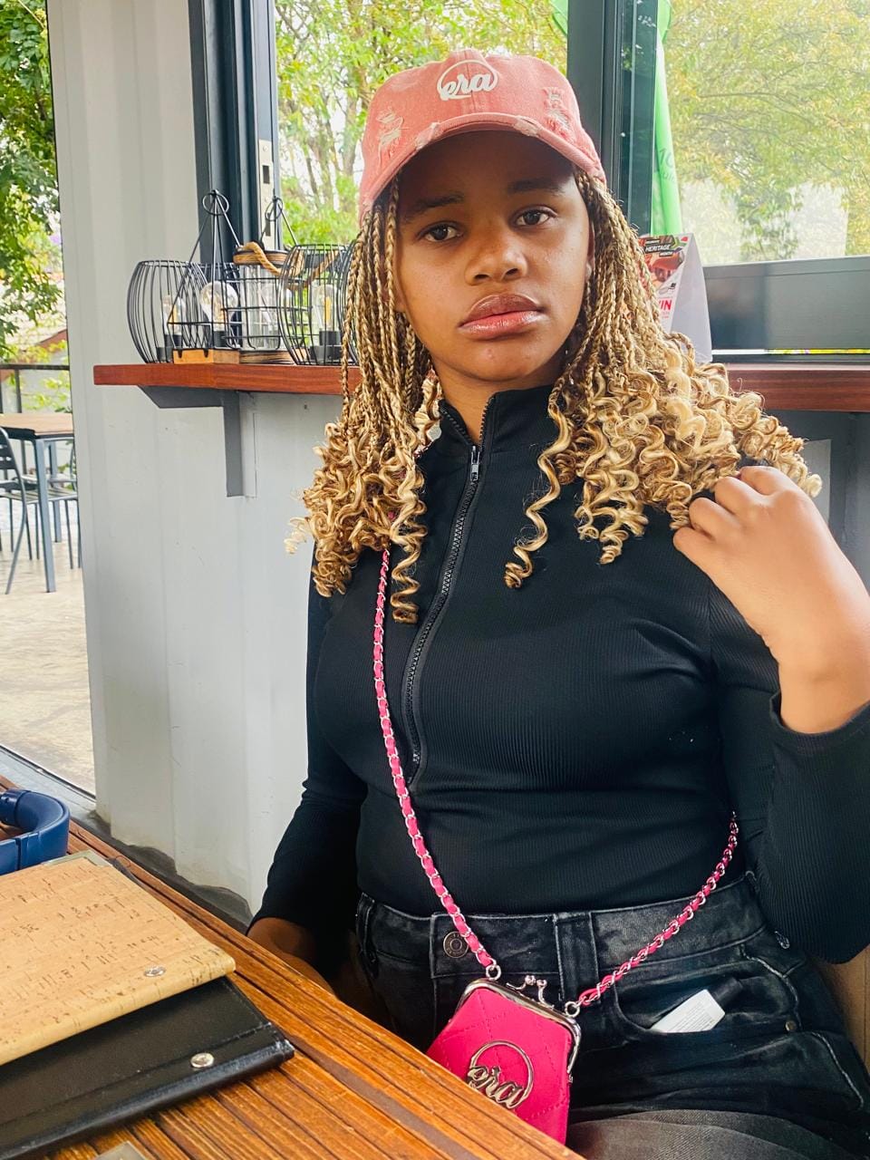 Customer photo review of Era Distressed Coral Cap