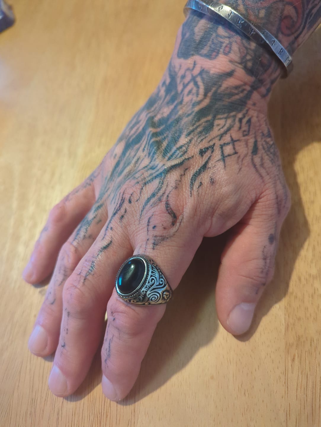 Customer photo review of BLACK EYES.