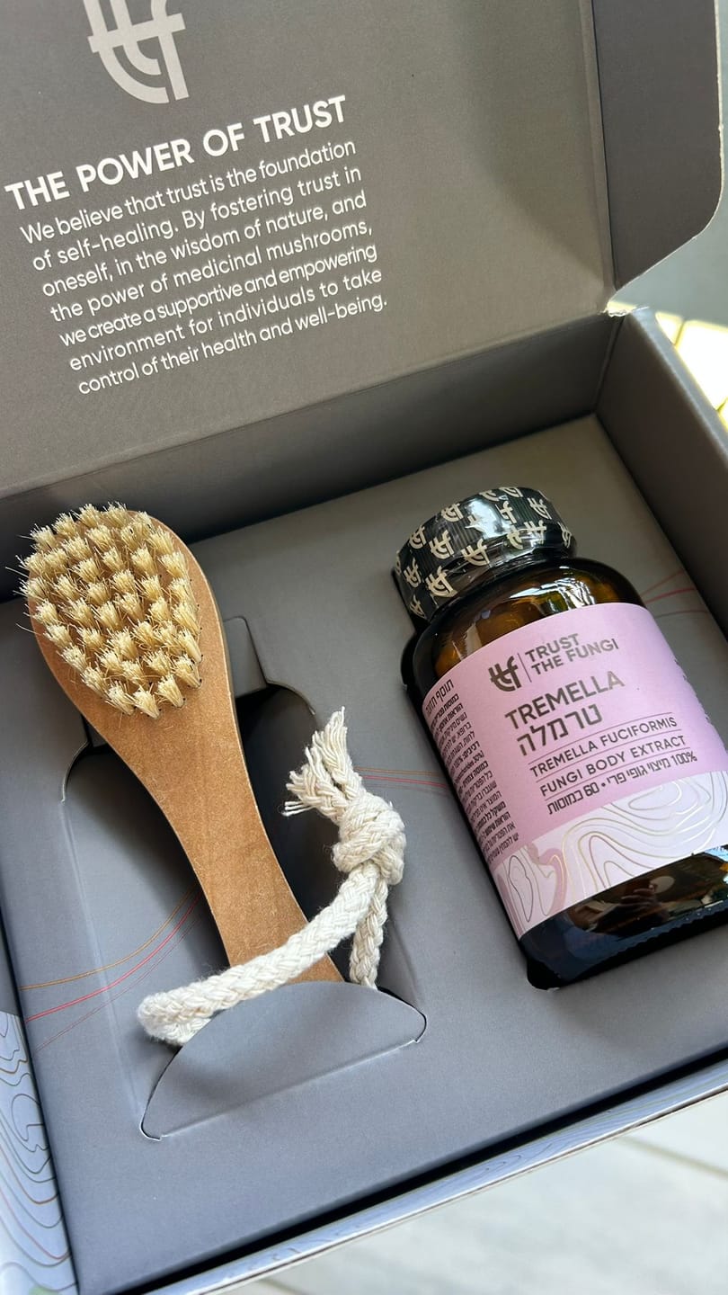 Customer photo review of פטריית טרמלה (Tremella fuciformis)  - מיצוי 100% גופי פרי בשיטת FBE