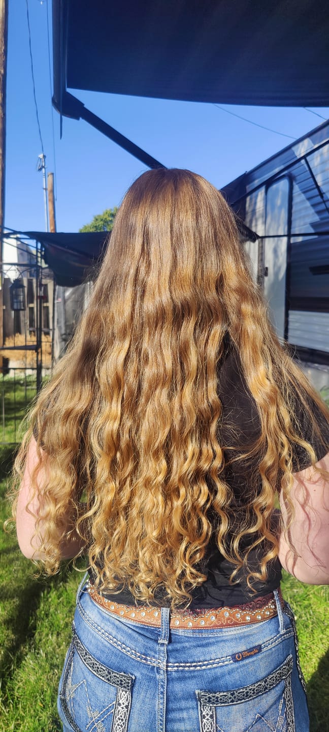 Customer photo review of Purple-Toning Shampoo Bar for Blonde & Gray Hair | Lavender Scented