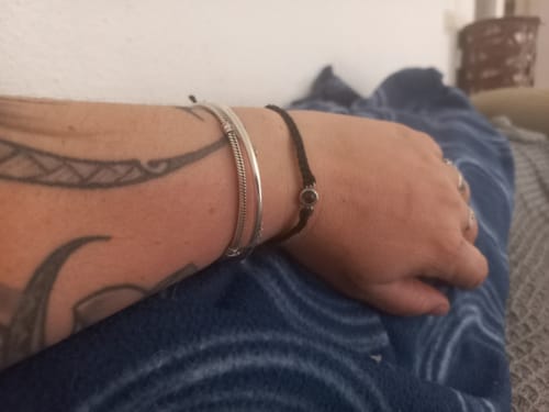Customer photo review of Black Photo Bracelet